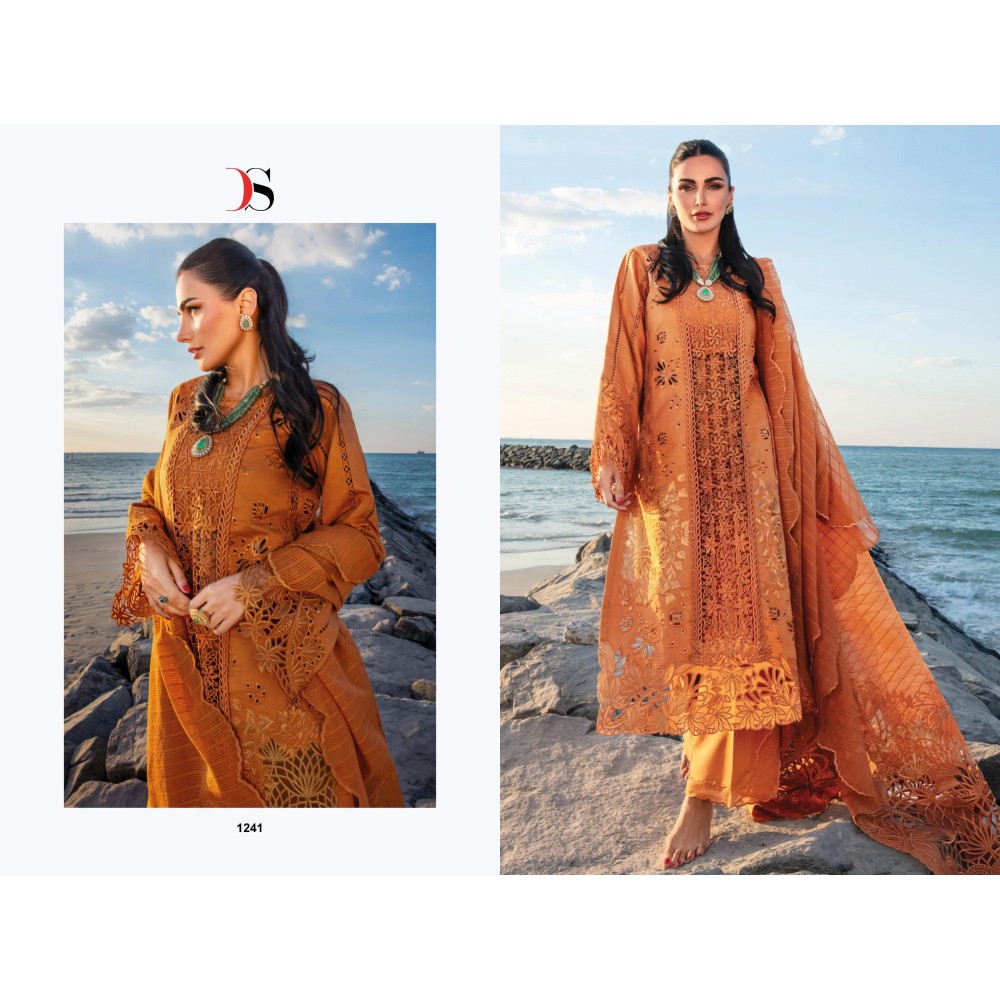 RANGRASIYA PREMIUM LAWN 25-2 BY DEEPSY (Cotton Dupatta)