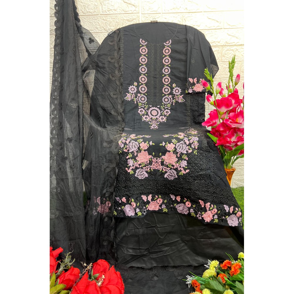 RANGREZ 25 VOL 1 LUXURY LAWN COLLECTION AFROZEH (Cotton Dupatta)