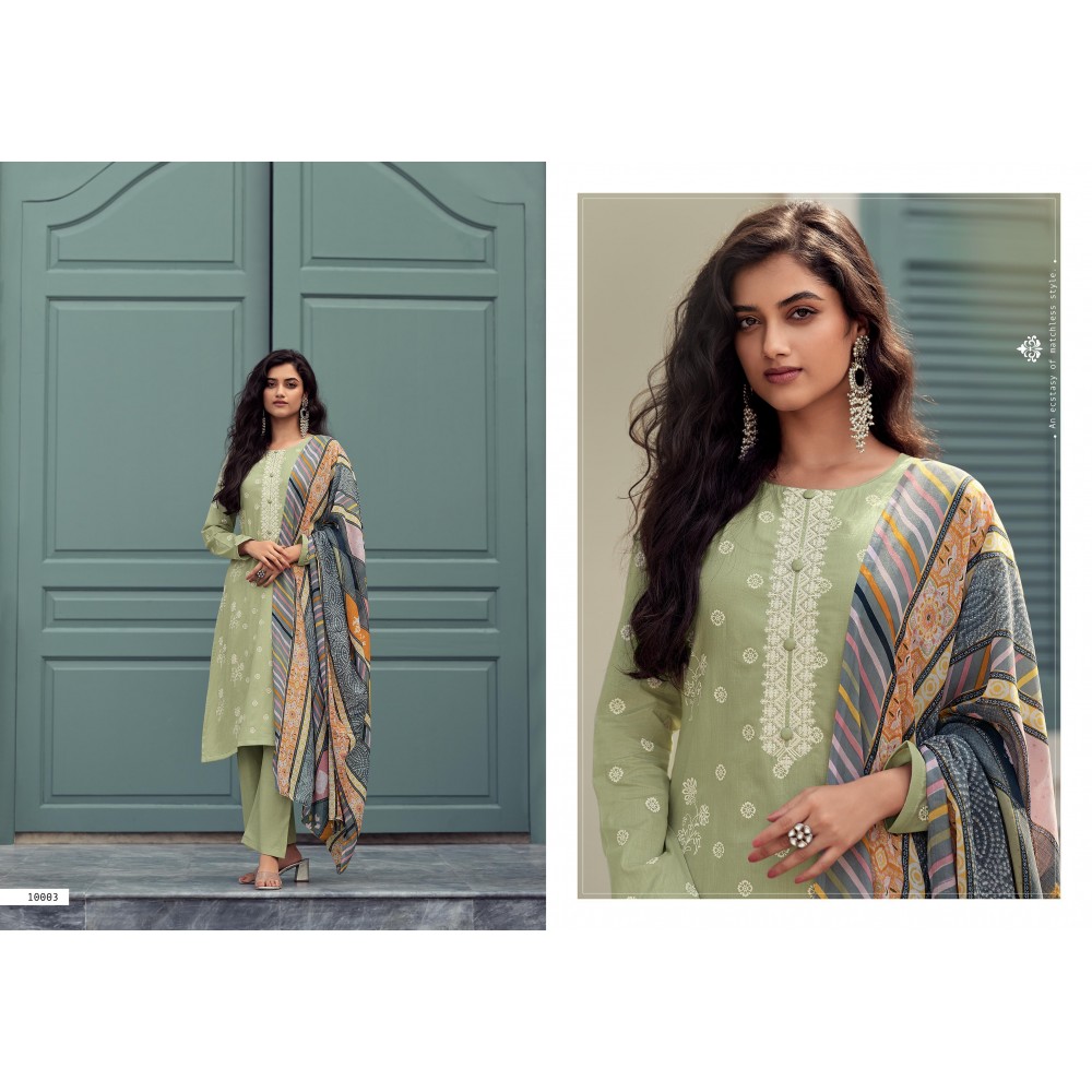 RANGREZ DEEPSY SUITS (Cotton Dupatta)