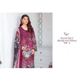 RANGREZ LUXURY LAWN COLLECTION VOL 3 SHREE (Chiffon Dupatta)