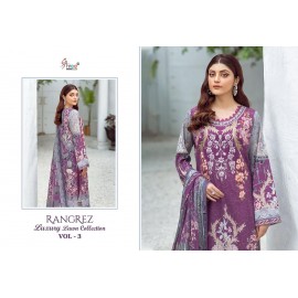 RANGREZ LUXURY LAWN COLLECTION VOL 3 SHREE (Chiffon Dupatta)