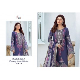 RANGREZ LUXURY LAWN COLLECTION VOL 3 SHREE (Chiffon Dupatta)