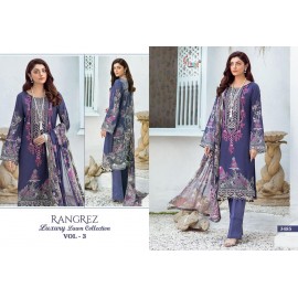 RANGREZ LUXURY LAWN COLLECTION VOL 3 SHREE (Chiffon Dupatta)