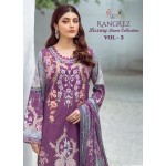 RANGREZ LUXURY LAWN COLLECTION VOL 3 SHREE (Chiffon Dupatta)