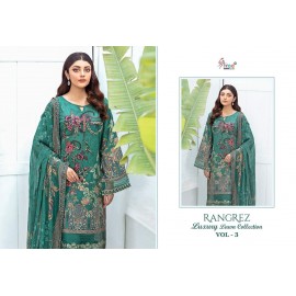 RANGREZ LUXURY LAWN COLLECTION VOL 3 SHREE (Cotton Dupatta)