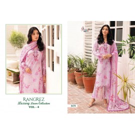 RANGREZ LUXURY LAWN COLLECTION VOL 4 SHREE (Chiffon Dupatta)