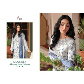 RANGREZ LUXURY LAWN COLLECTION VOL 4 SHREE (Chiffon Dupatta)