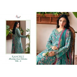 RANGREZ LUXURY LAWN COLLECTION VOL 4 SHREE (Chiffon Dupatta)