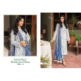 RANGREZ LUXURY LAWN COLLECTION VOL 4 SHREE (Chiffon Dupatta)