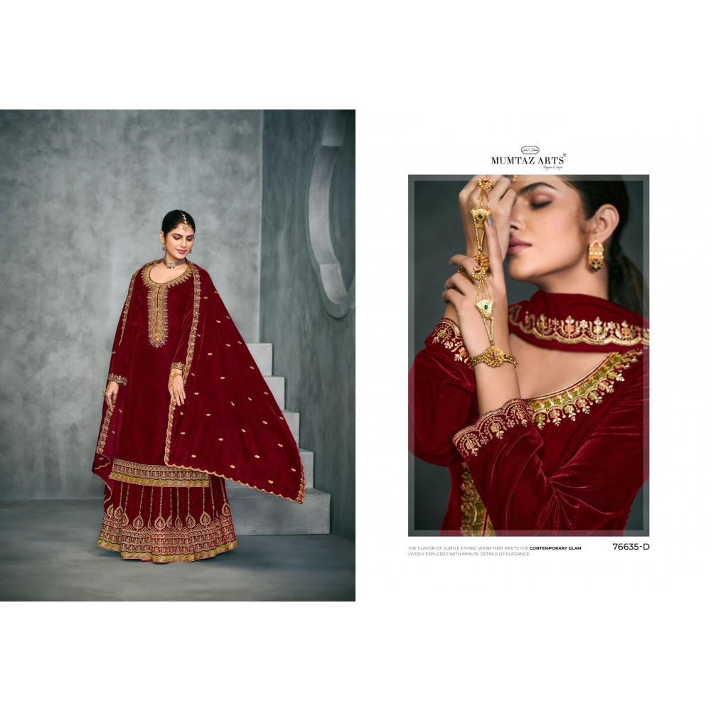 RANI LEHENGA VELVET MUMTAZ  (Winter Collection)