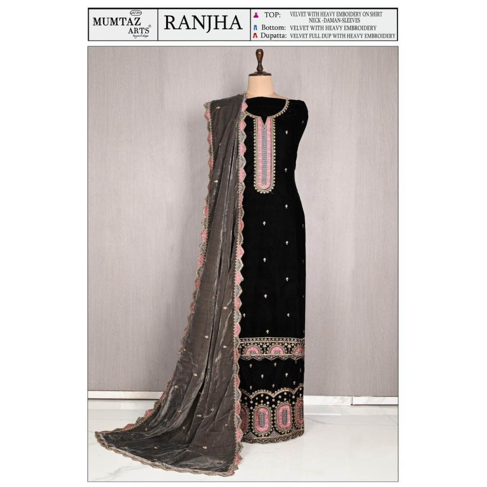 RANJHA VELVET MUMTAZ ARTS (winter Collection)
