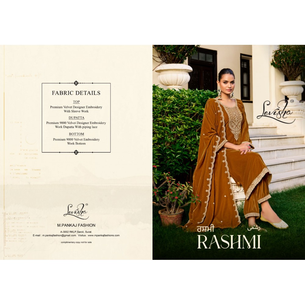 RASHMI VELVET LEVISHA (Winter Collection)