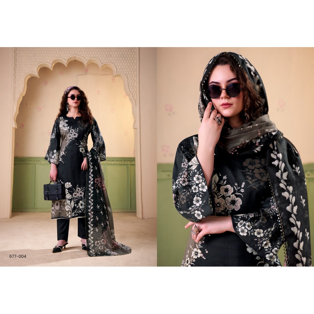 RAWIYA ZULFAT (Cotton Dupatta)