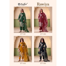 RAWIYA ZULFAT (Cotton Dupatta)