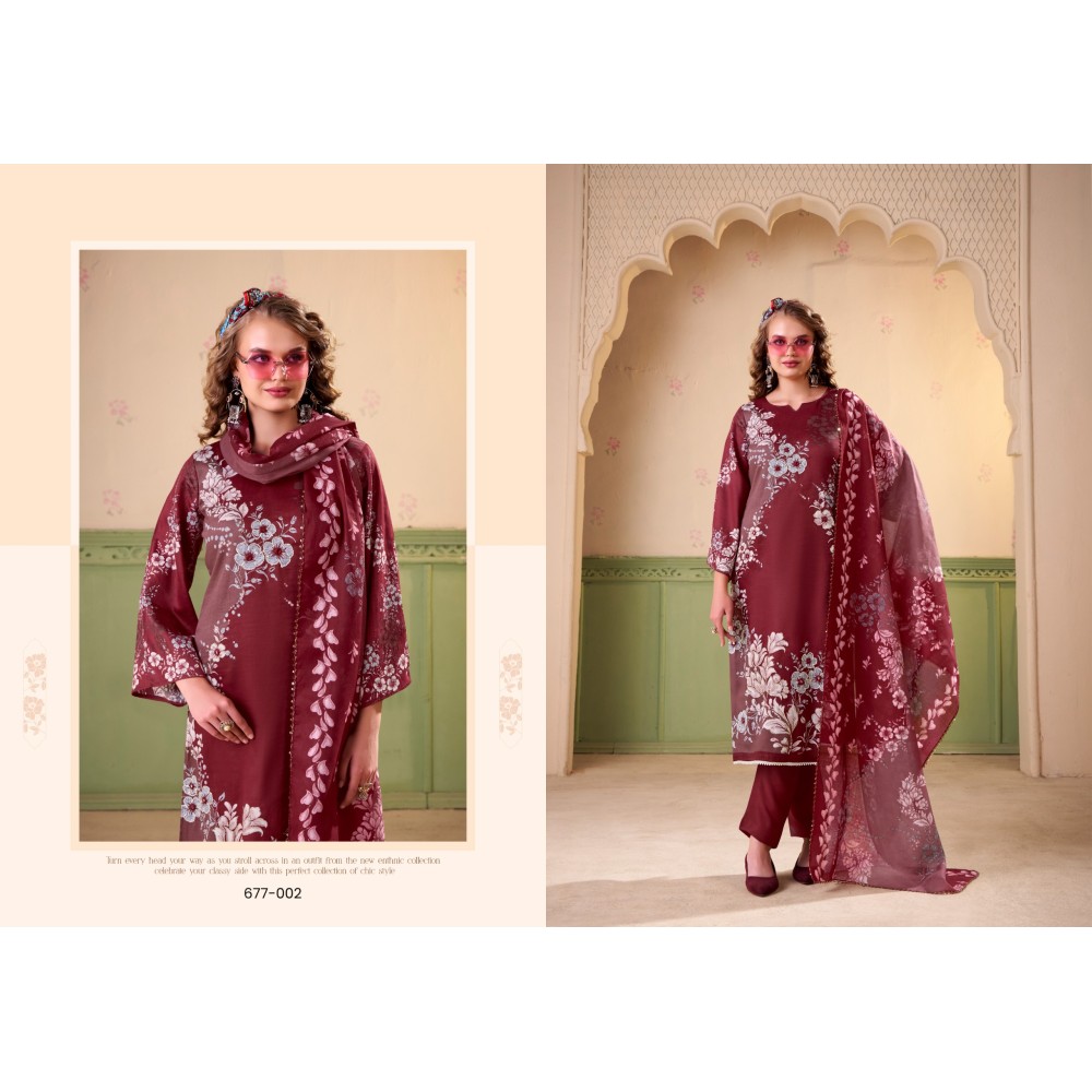 RAWIYA ZULFAT (Cotton Dupatta)
