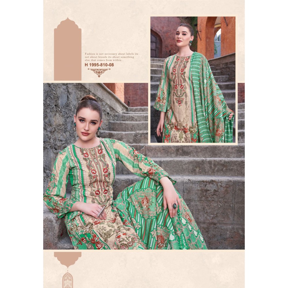 RIHAANA 10 ALOK SUITS  (Cotton dupatta)