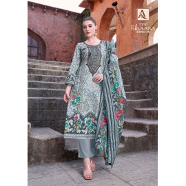 RIHAANA 10 ALOK SUITS  (Cotton dupatta)