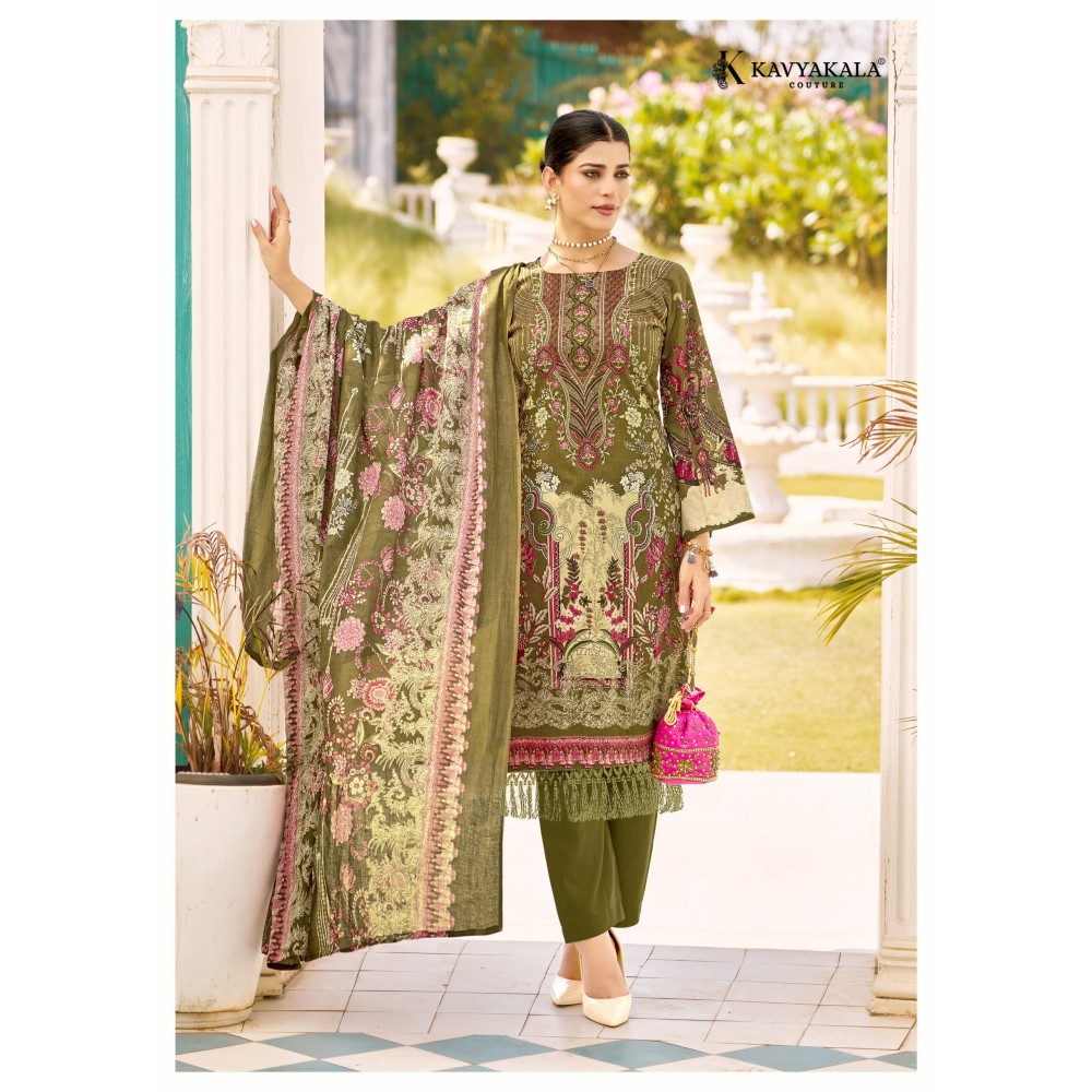 RIHAANA 11 KAVYA (Cotton Dupatta)