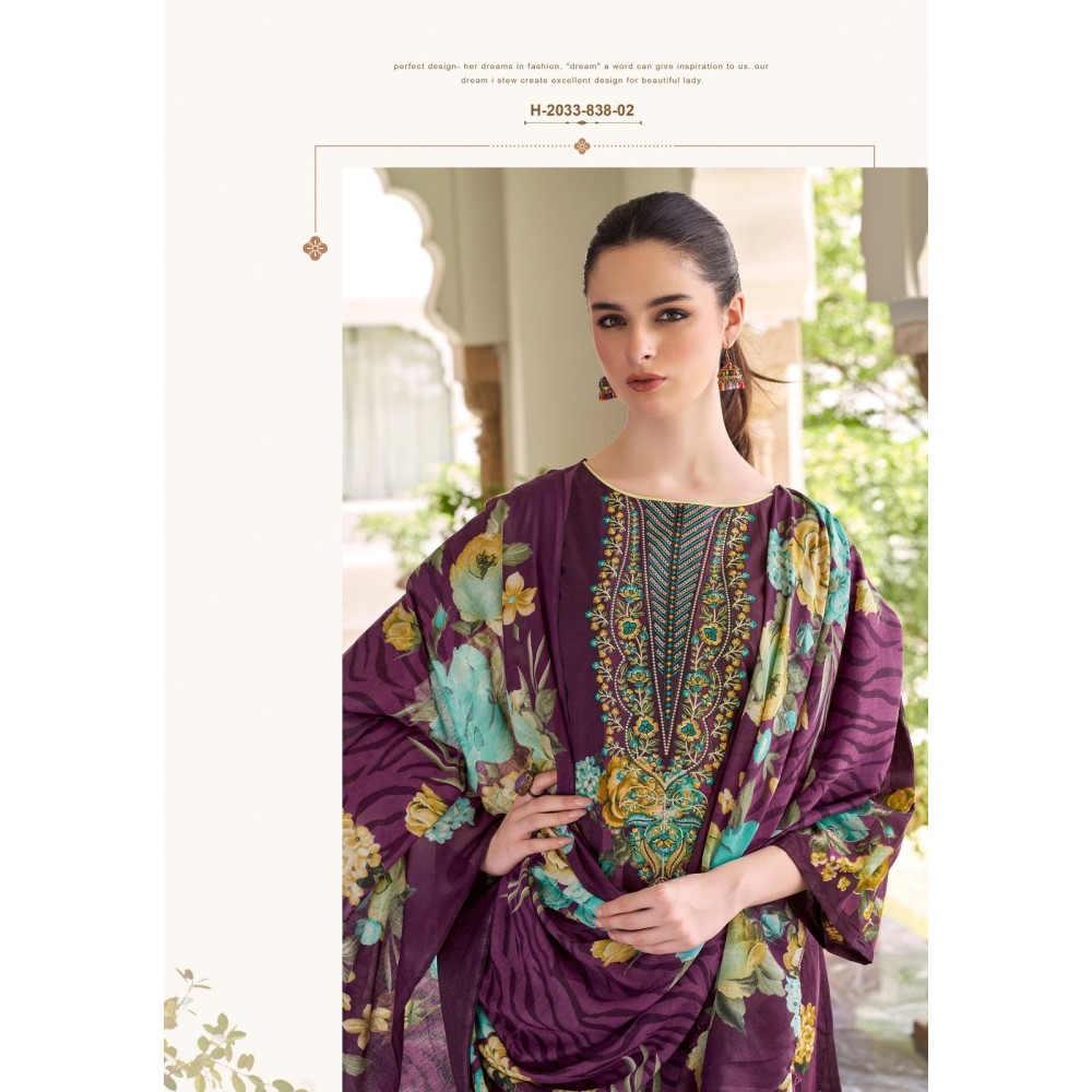 RIHAANA 12 KAVYA (Cotton Dupatta)