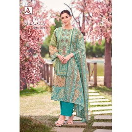 RIHAANA 9 ALOK SUITS  (Cotton dupatta)