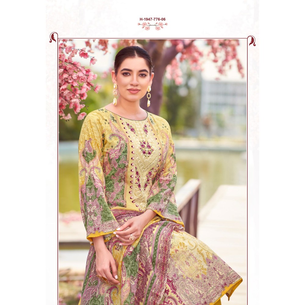 RIHAANA 9 ALOK SUITS  (Cotton dupatta)