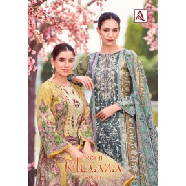 RIHAANA 9 ALOK SUITS  (Cotton dupatta)