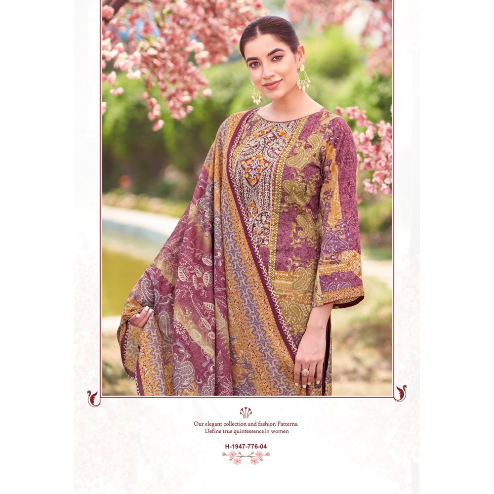 RIHAANA 9 ALOK SUITS  (Cotton dupatta)