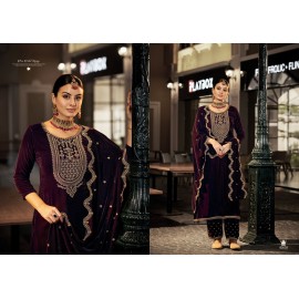 RIWAAZ 2 VELVET RK GOLD (Winter Collection)