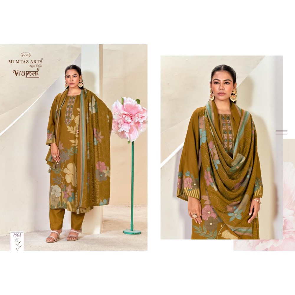 RIWAAZ BRASSO DUP MUMTAZ ARTS (winter Collection)