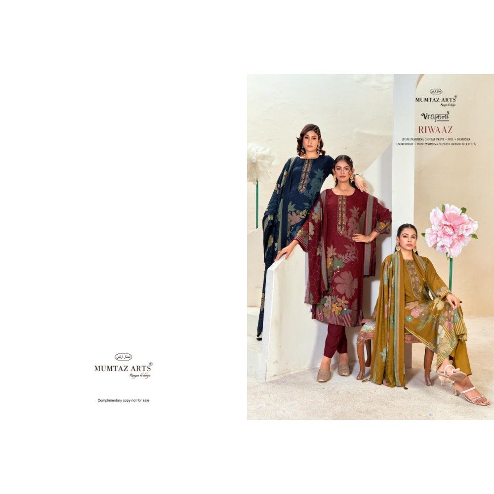 RIWAAZ BRASSO DUP MUMTAZ ARTS (winter Collection)