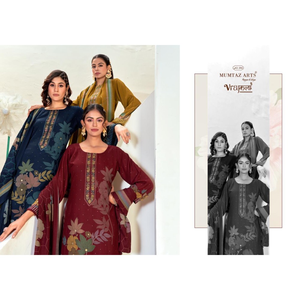 RIWAAZ BRASSO DUP MUMTAZ ARTS (winter Collection)