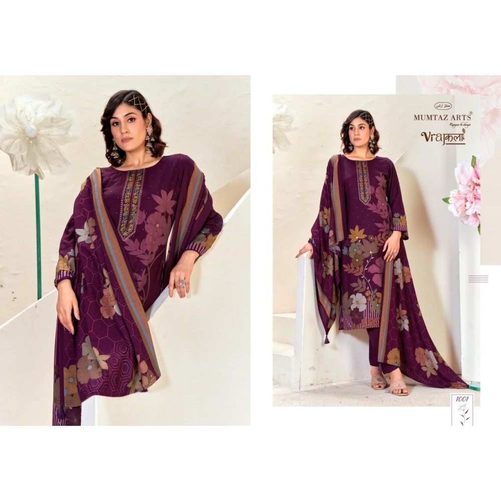 RIWAAZ BRASSO DUP MUMTAZ ARTS (winter Collection)