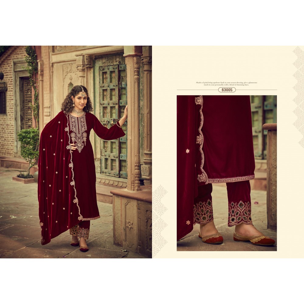 RIWAAZ VELVET RK GOLD (Winter Collection)