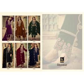 RIWAAZ VELVET RK GOLD (Winter Collection)