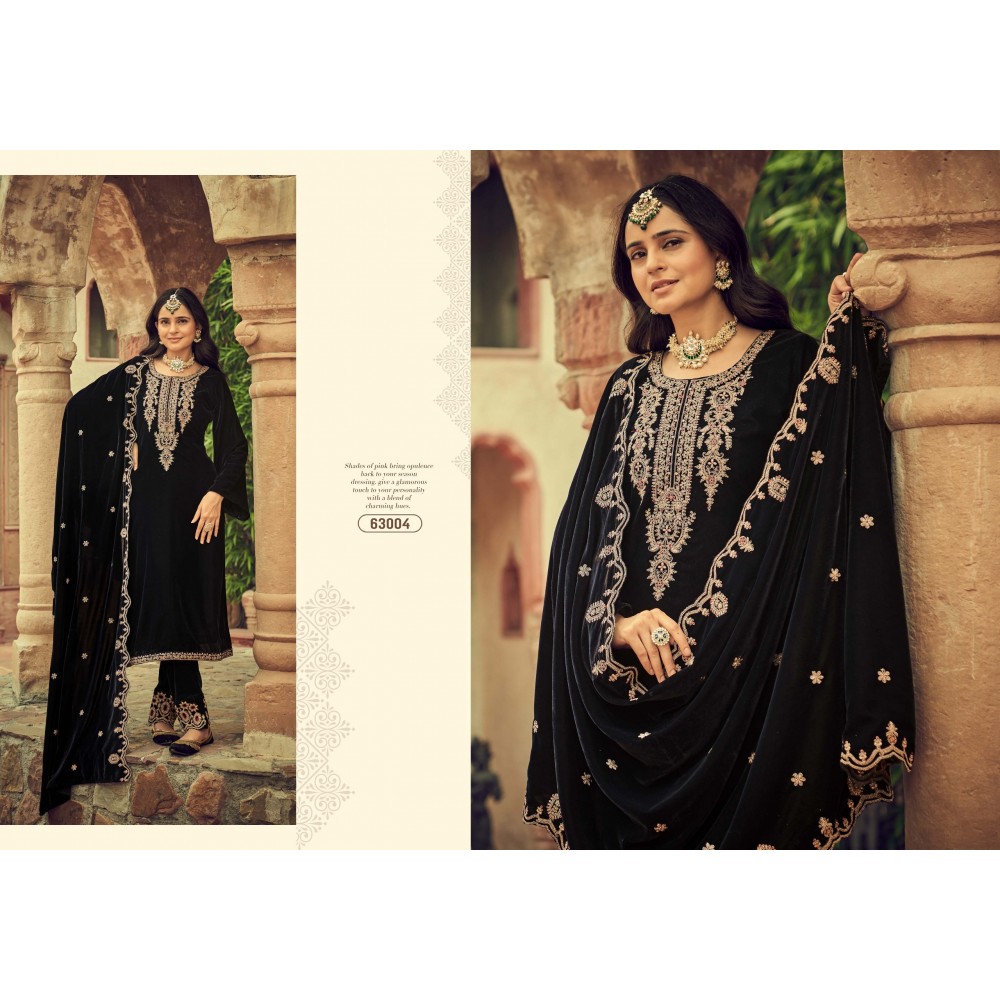 RIWAAZ VELVET RK GOLD (Winter Collection)