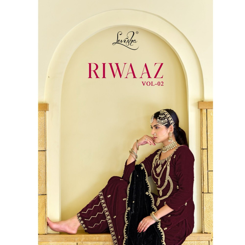 RIWAAZ VOL 2 VELVET LEVISHA (Winter Collection)