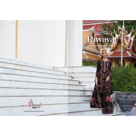 RIWAYAT PREMIUM EMBROIDERED LAWN COLLECTION DS (Chiffon Dupatta)