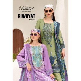 RIWAYAT VOL 12 BELLIZA (Cotton Dupatta)