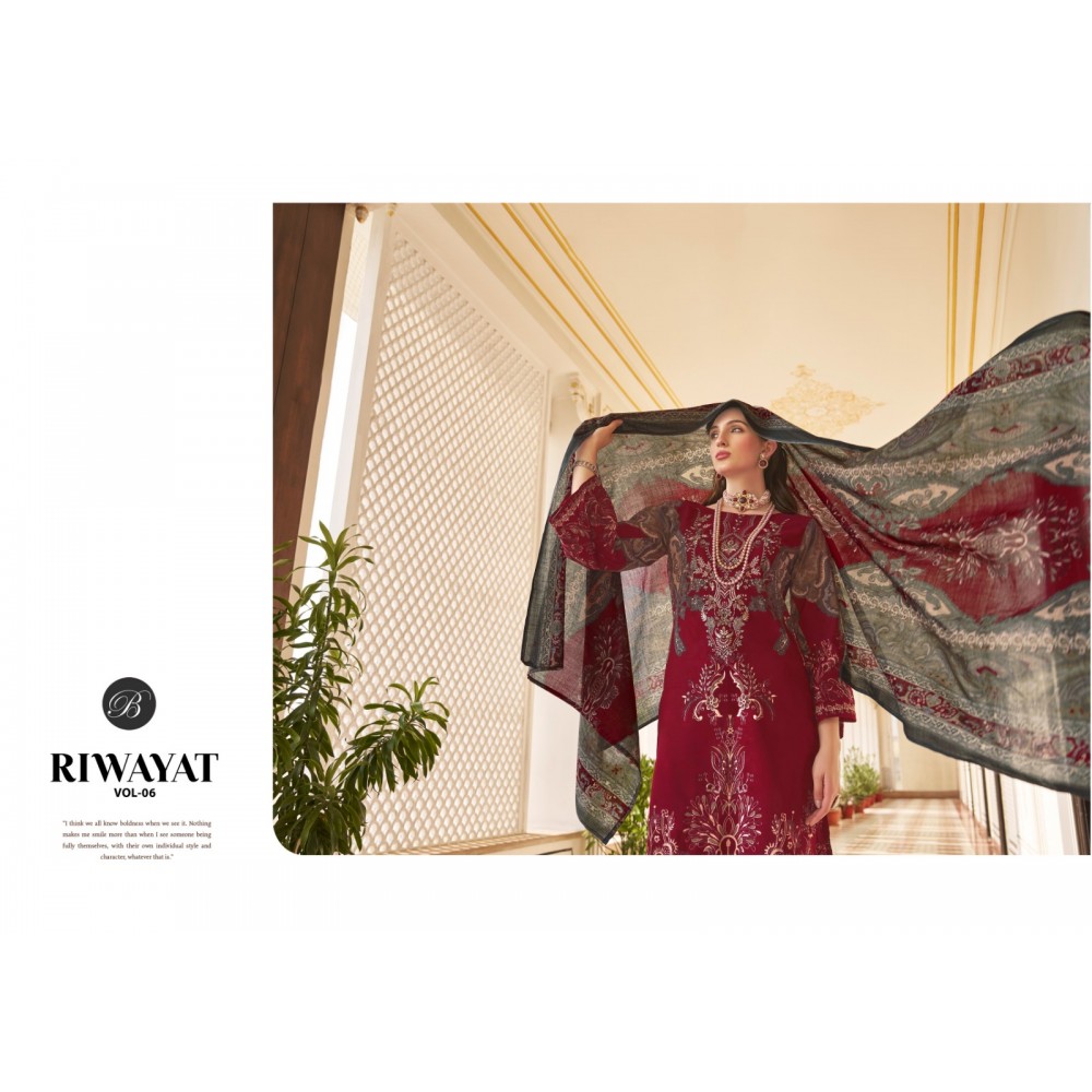 RIWAYAT VOL 6 BELLIZA (Cotton Dupatta)