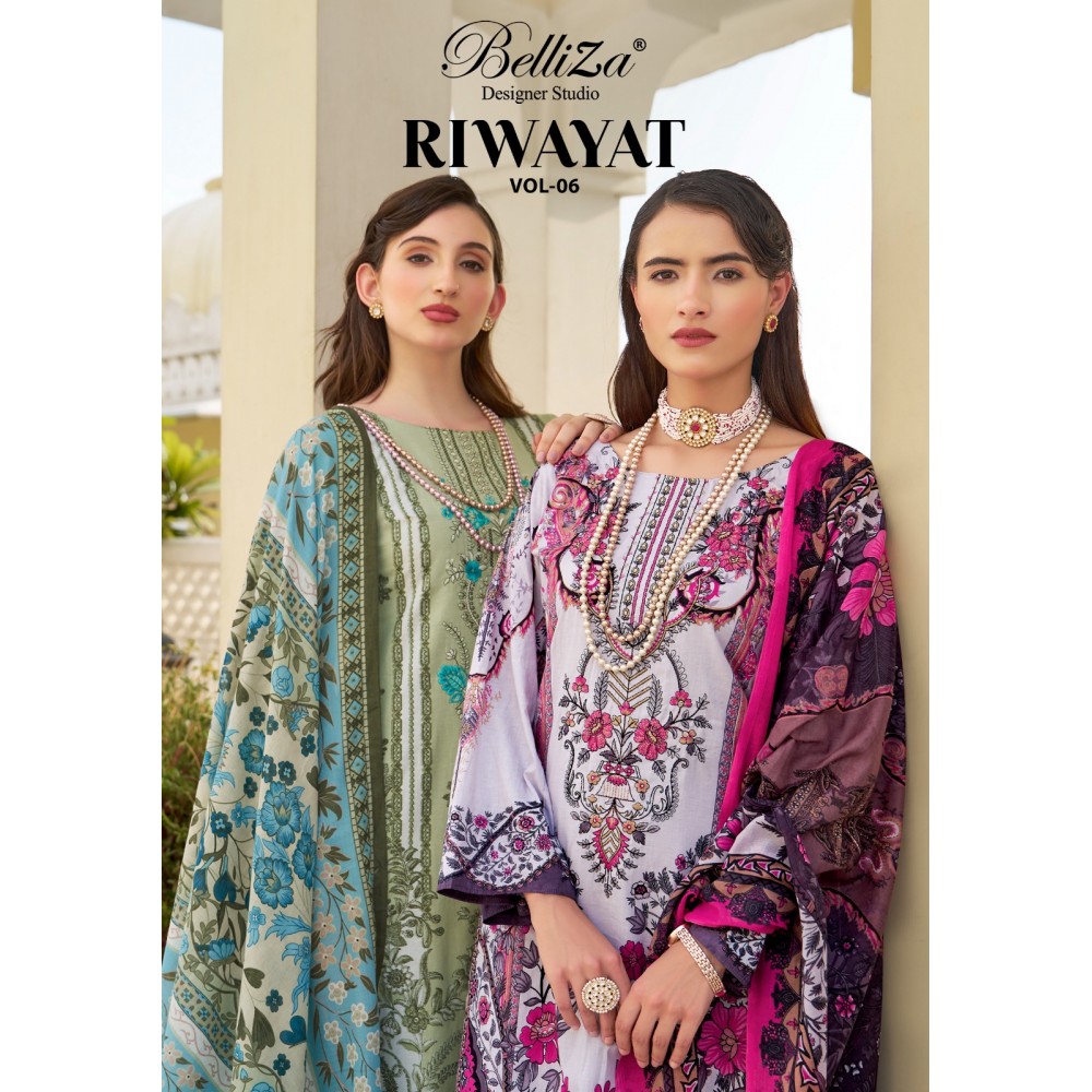 RIWAYAT VOL 6 BELLIZA (Cotton Dupatta)