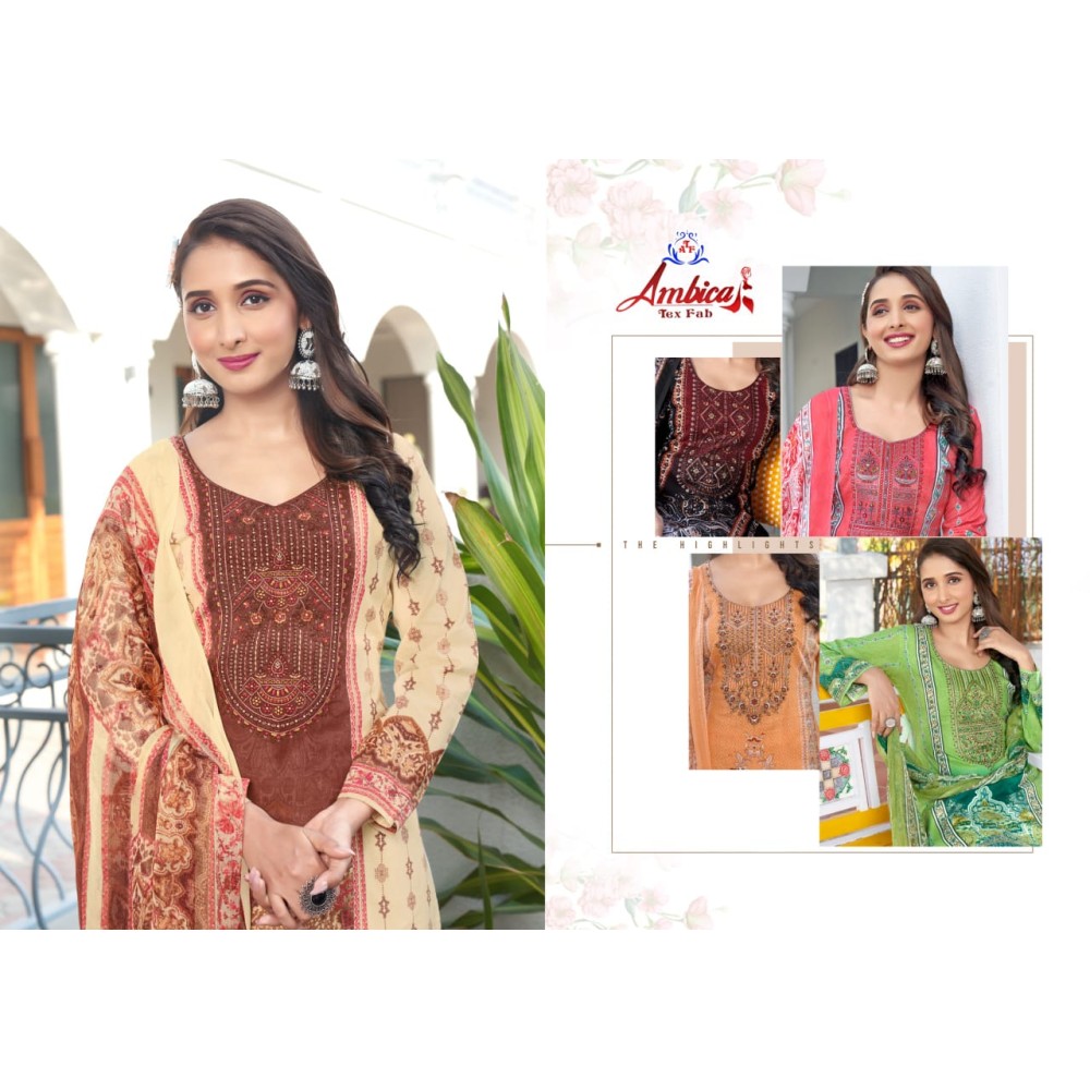 RIWAZ AMBICA TEX  (Pure Dupatta)