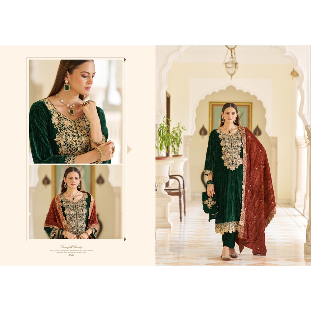 RIYASAT GOLD VELVET RK GOLD (Winter Collection)