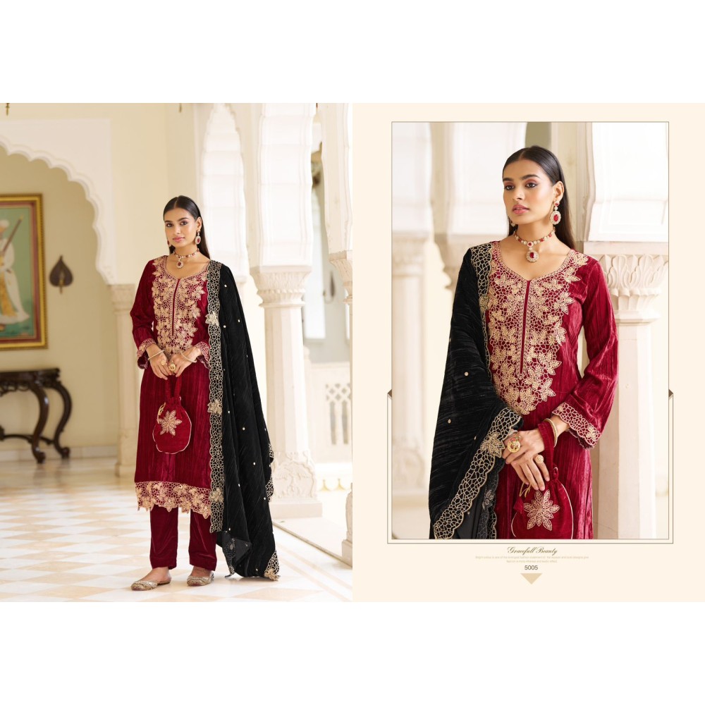 RIYASAT GOLD VELVET RK GOLD (Winter Collection)