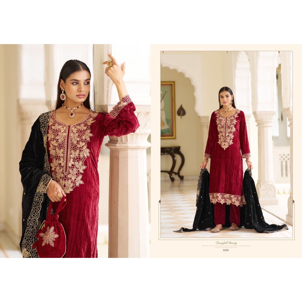 RIYASAT GOLD VELVET RK GOLD (Winter Collection)