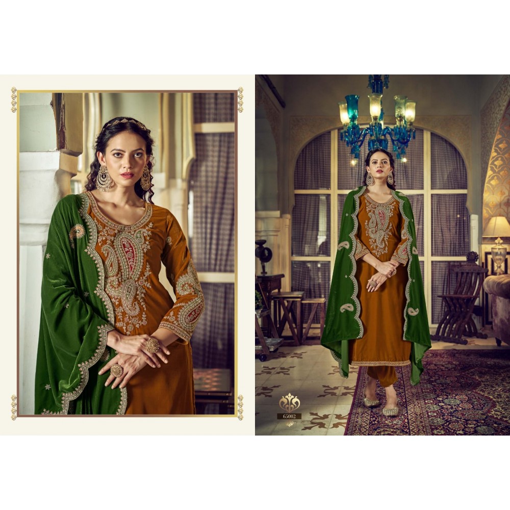 RIYASAT VALVET RK GOLD (Winter Collection)