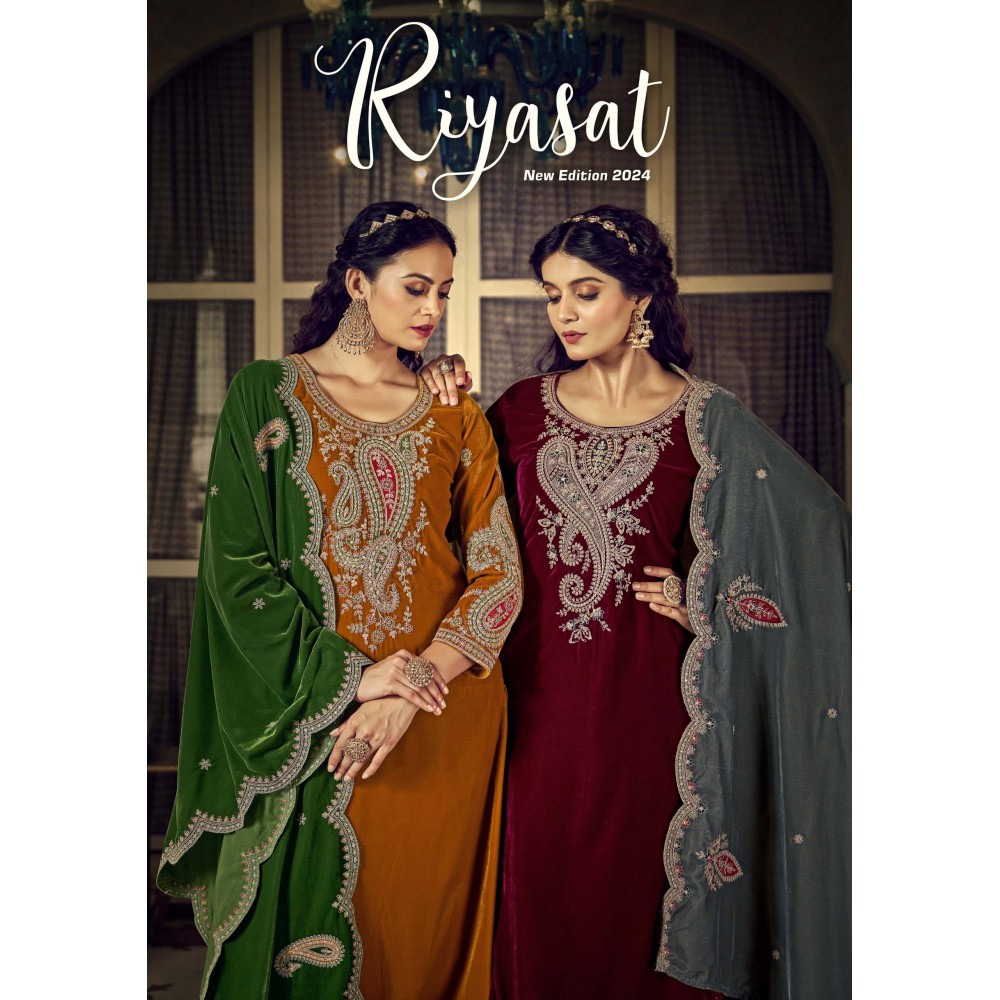 RIYASAT VALVET RK GOLD (Winter Collection)