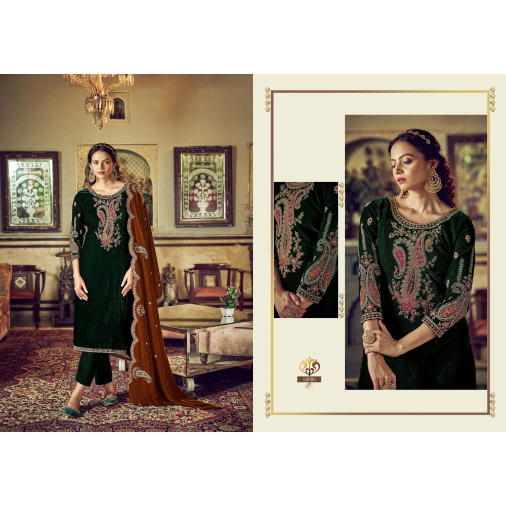 RIYASAT VELVET 2024 RK GOLD (Winter Collection)