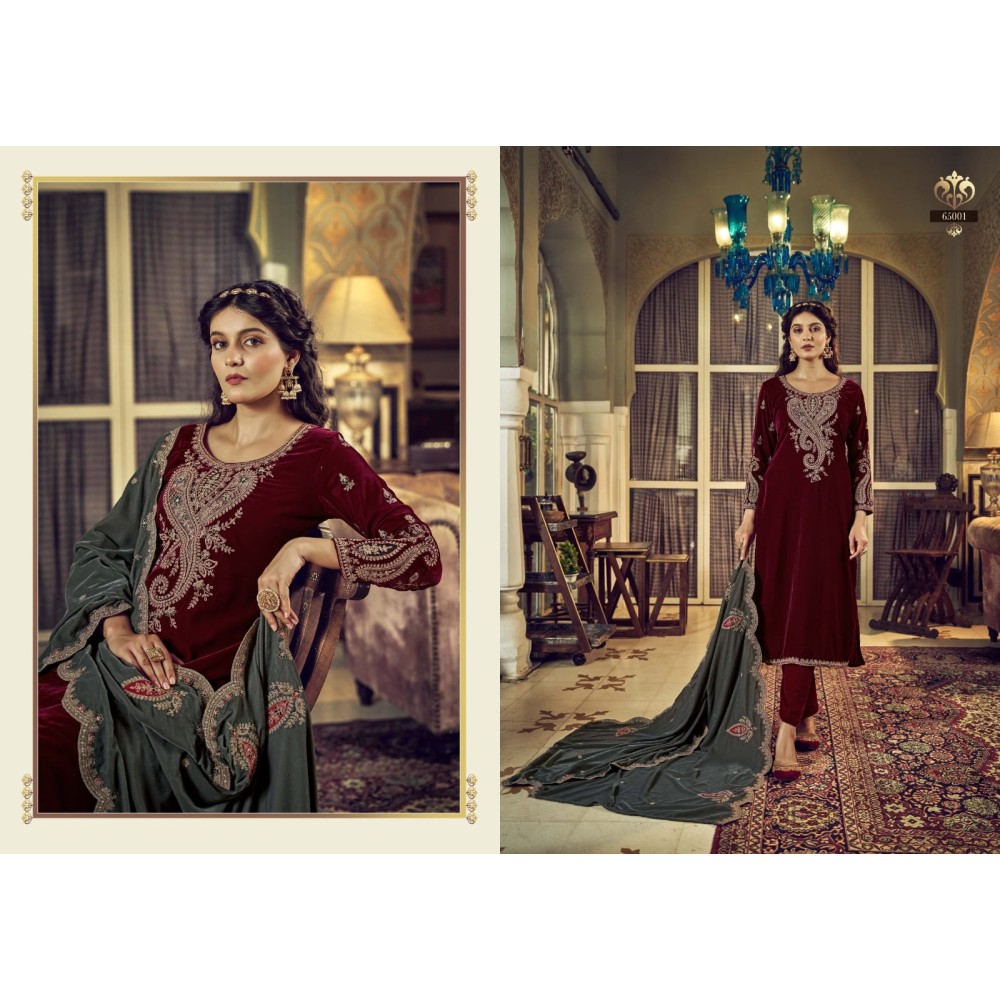 RIYASAT VELVET 2024 RK GOLD (Winter Collection)