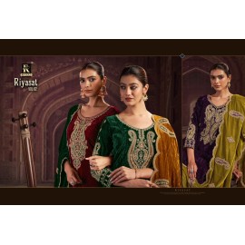 RIYASAT VOL 2 VELVET RK GOLD (Winter Collection)