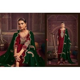 RIYASAT VOL 2 VELVET RK GOLD (Winter Collection)